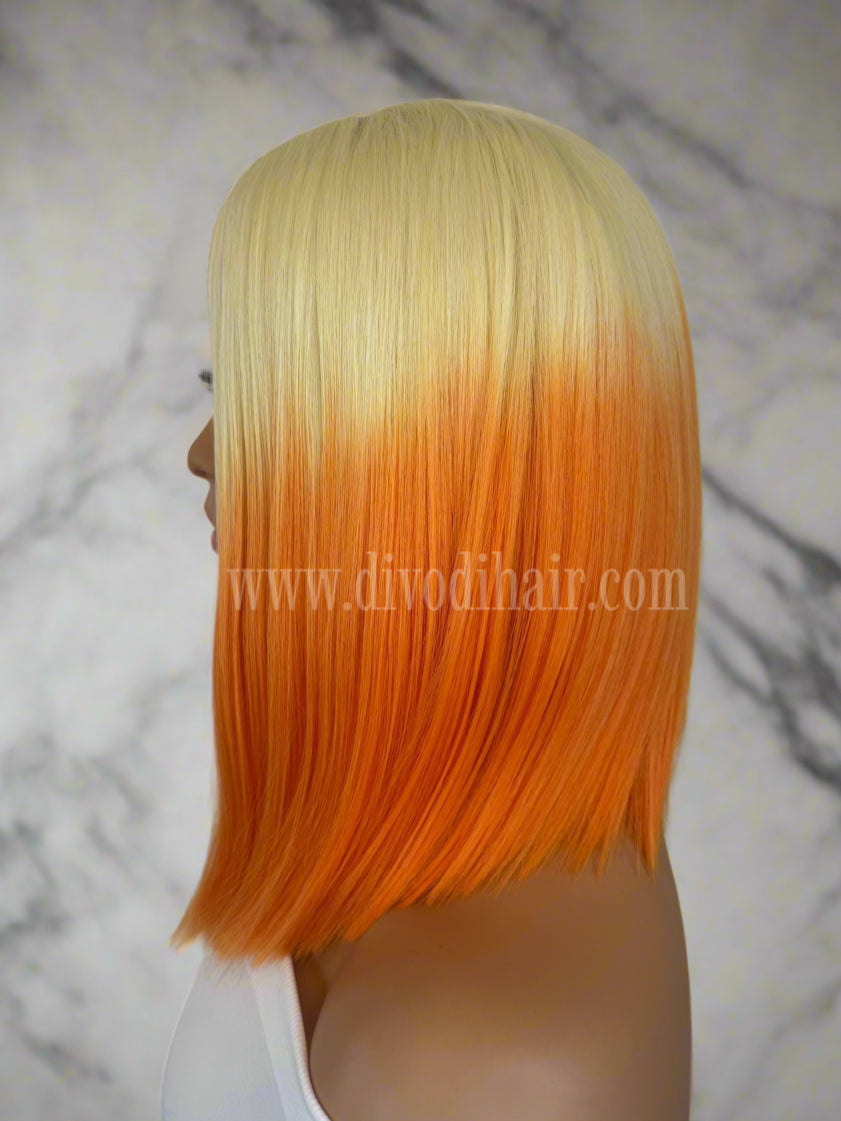 Clementine-Blonde/Orange-Small Lace Front Wig