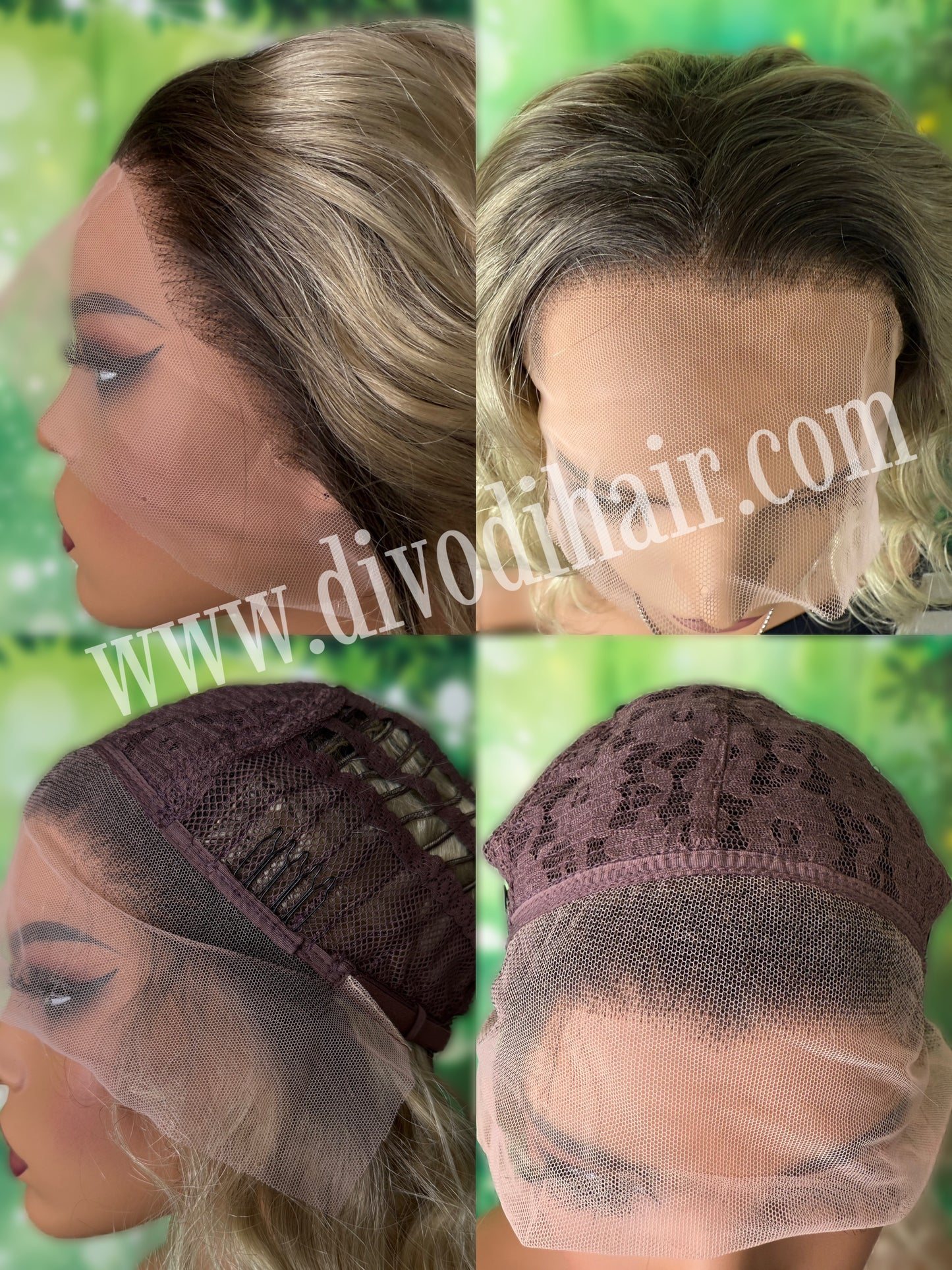 Ombre Wavy Blonde-DH329