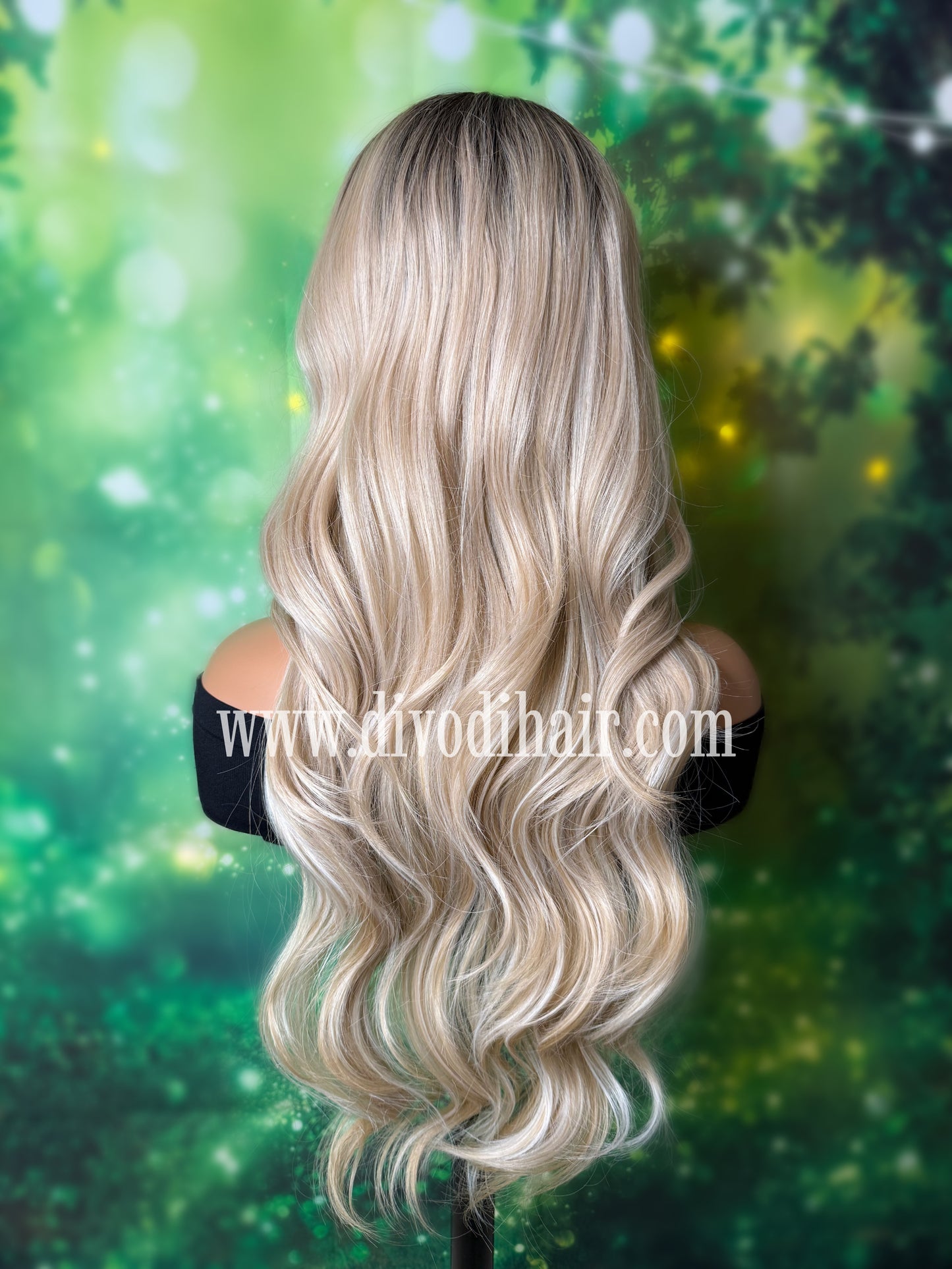 Ombre Blonde Lace Front Wig-(13x6) Lace Front-Futura Fiber-DH337