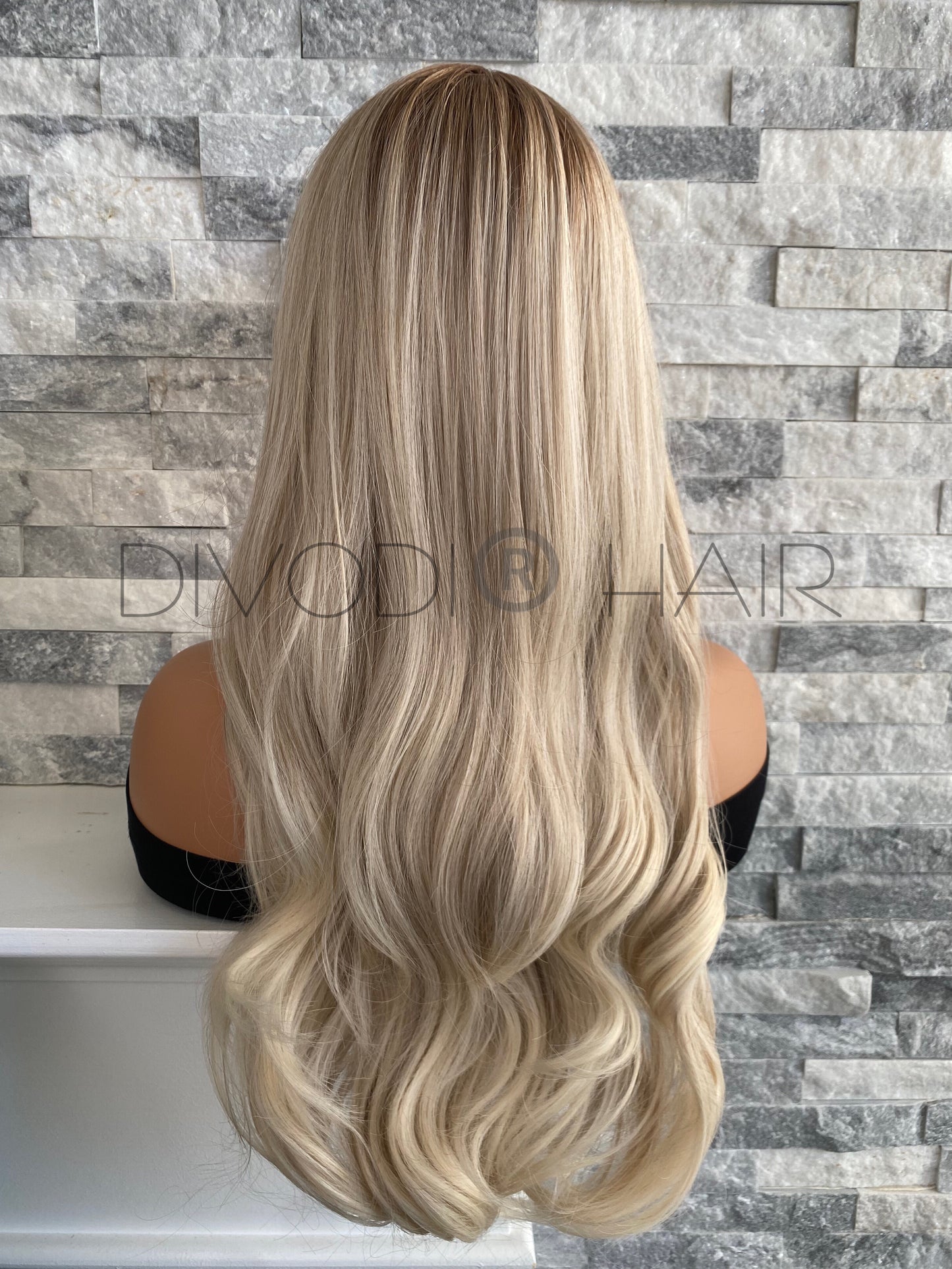Stacey-Ombre Blonde Non-Lace Wig