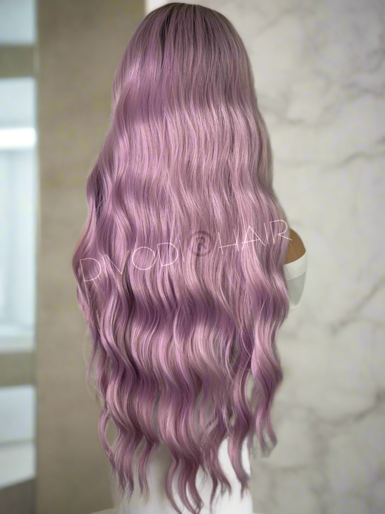 Amethyst-Ombre Light Purple-Futura Fiber (13x3) Lace Front Wig