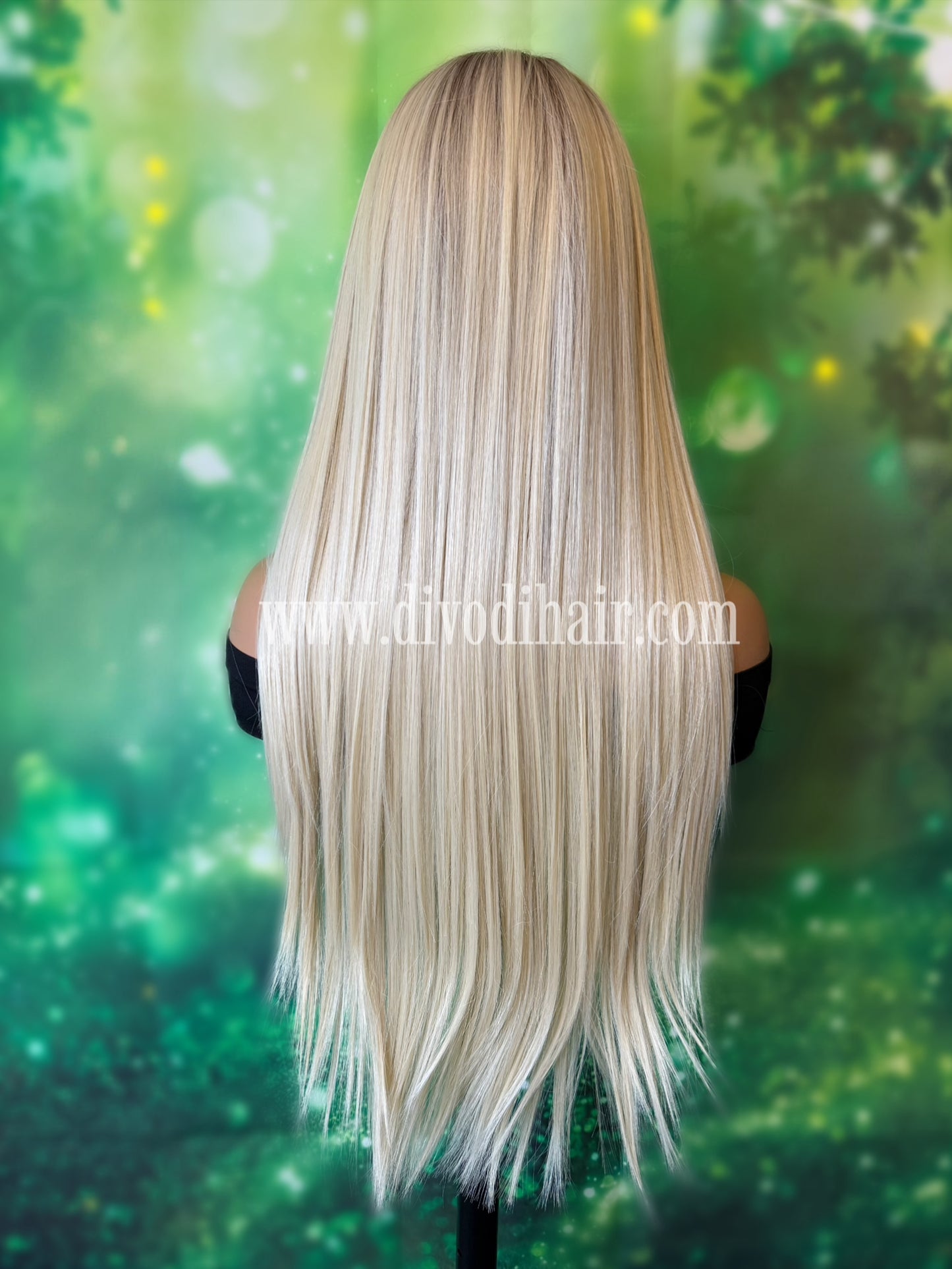26” Rooted Blonde Wig-(13x3) Lace Front-Futura Fiber-DH309