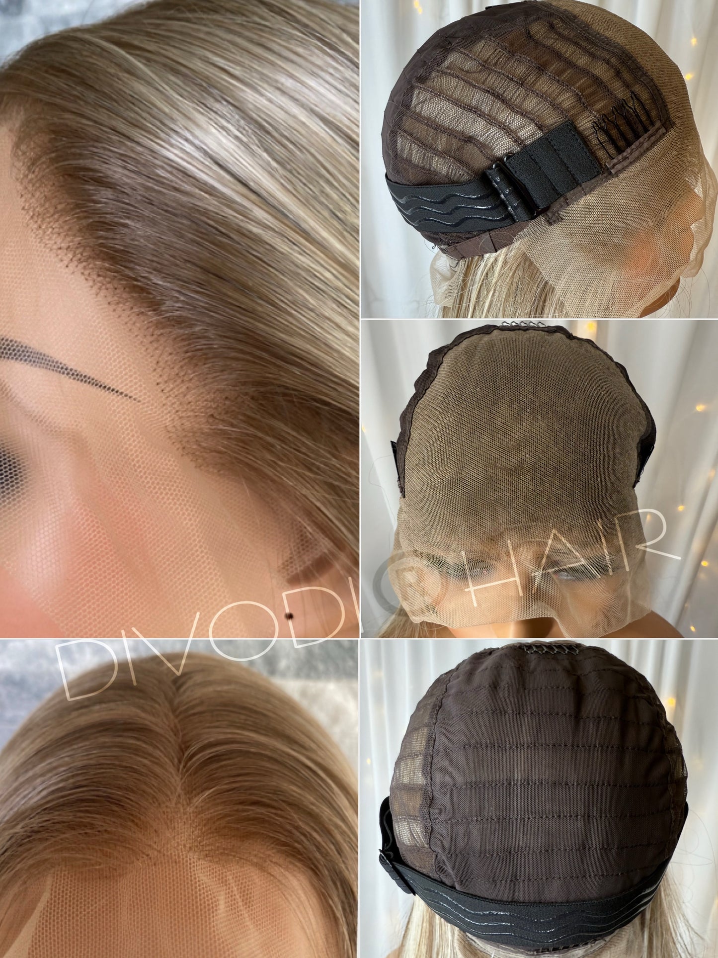 Isabella-Light Brown/Dark Blonde-Futura Fiber (13x6) Lace Front Wig