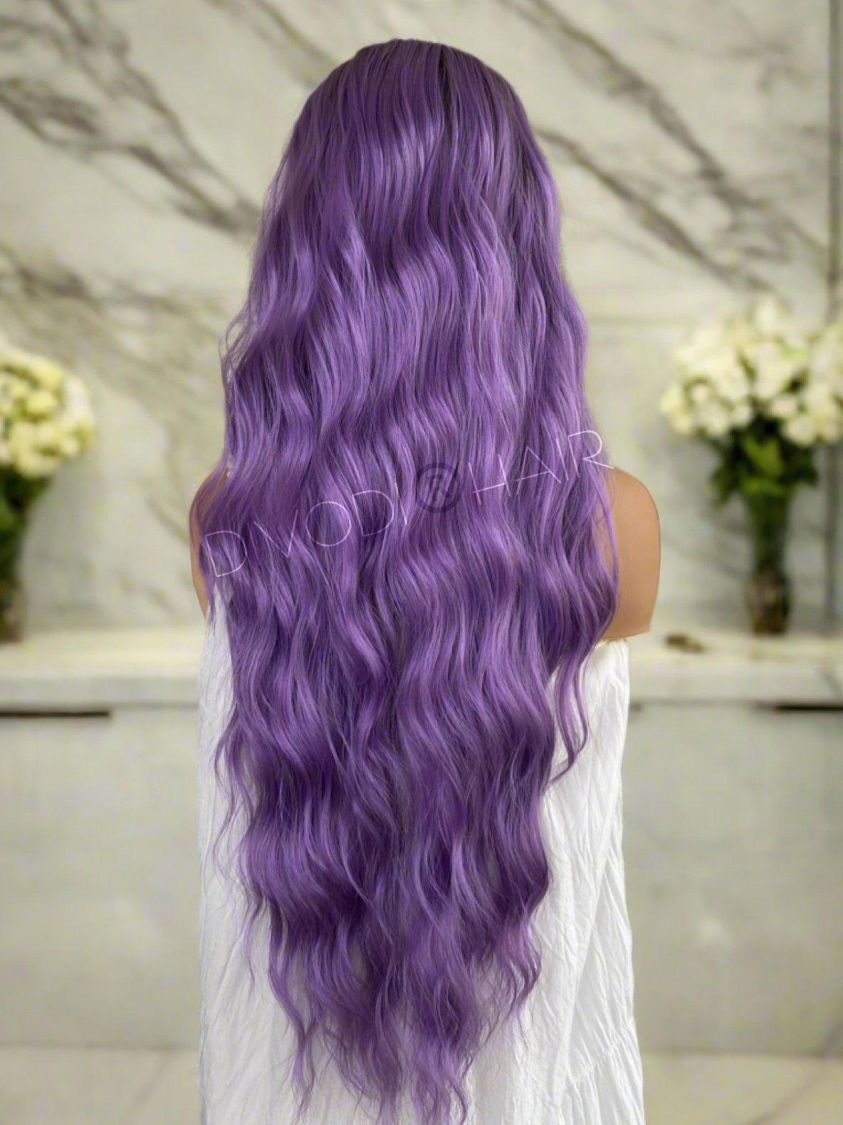 Charlotte-Ombre Purple Futura Fiber (13x3) Lace Front Wig