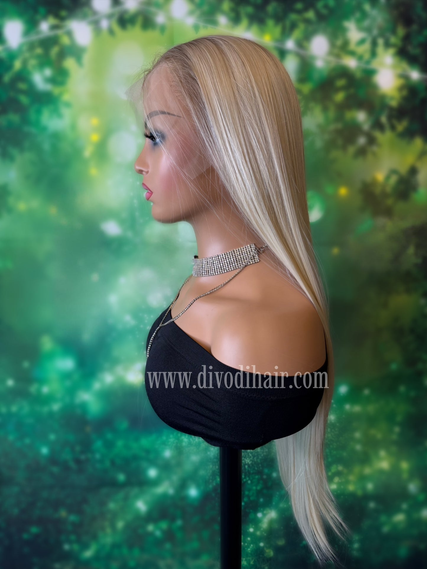 26” Rooted Blonde Wig-(13x3) Lace Front-Futura Fiber-DH309