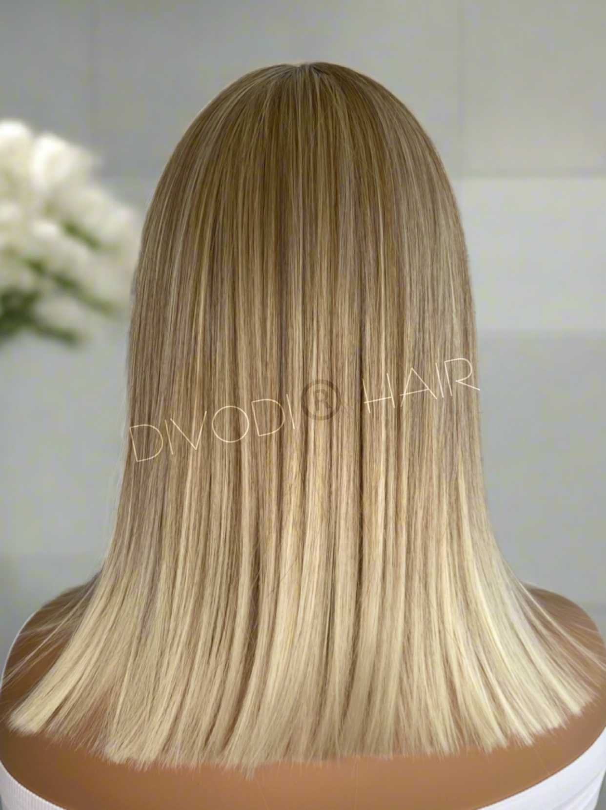 Sasha-Blonde with Bangs Non-Lace Wig