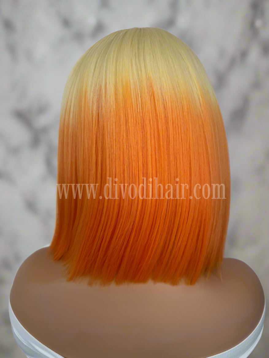 Clementine-Blonde/Orange-Small Lace Front Wig