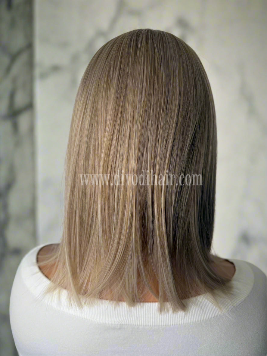 Aria-Dark Blonde/Highlights-Small Lace Front Wig