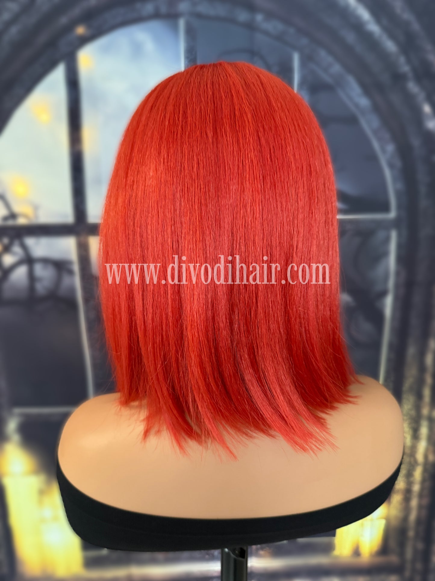 Red Cosplay T-Part Lace Front Wig-DH349