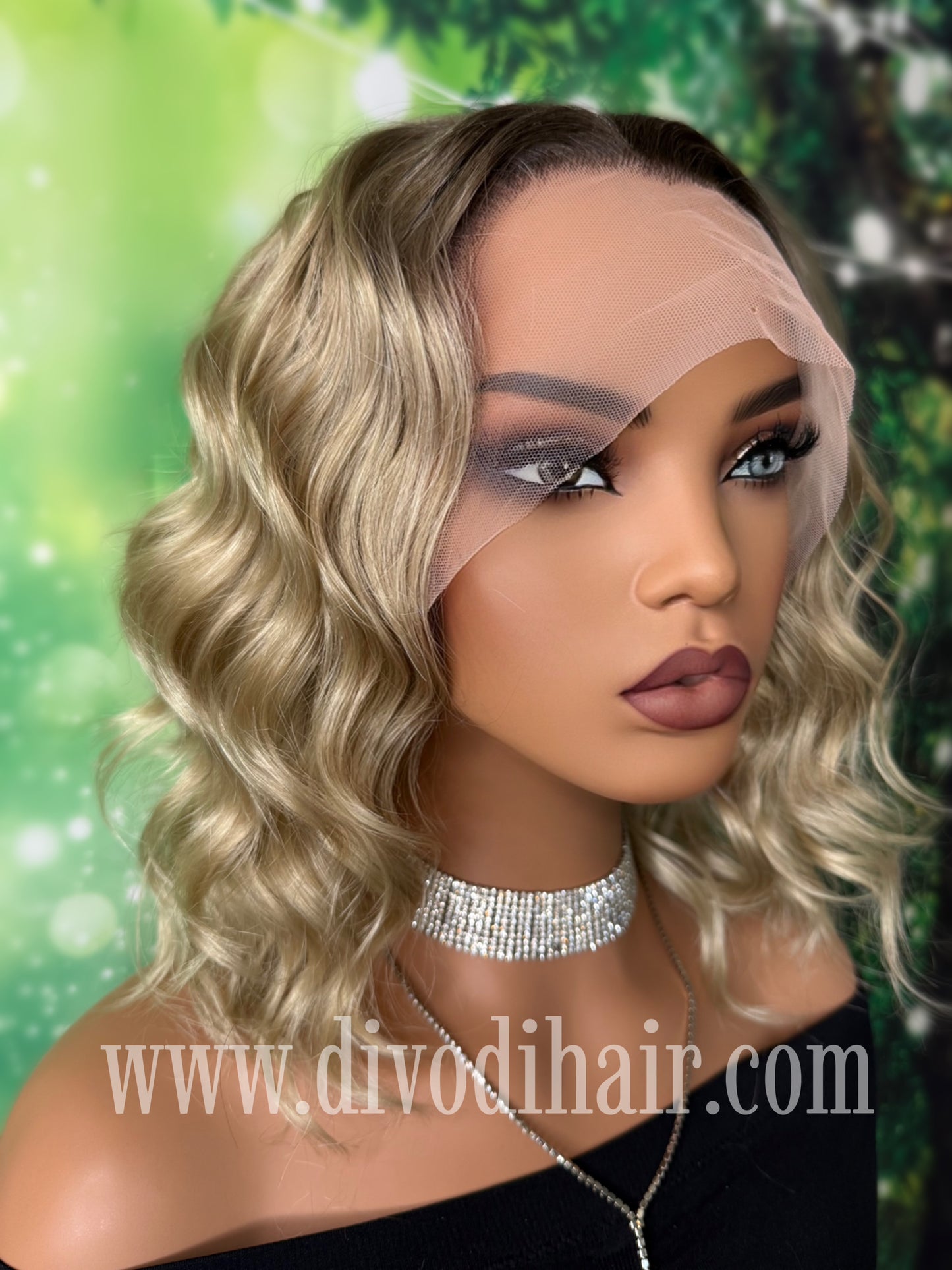 Ombre Wavy Blonde-DH329