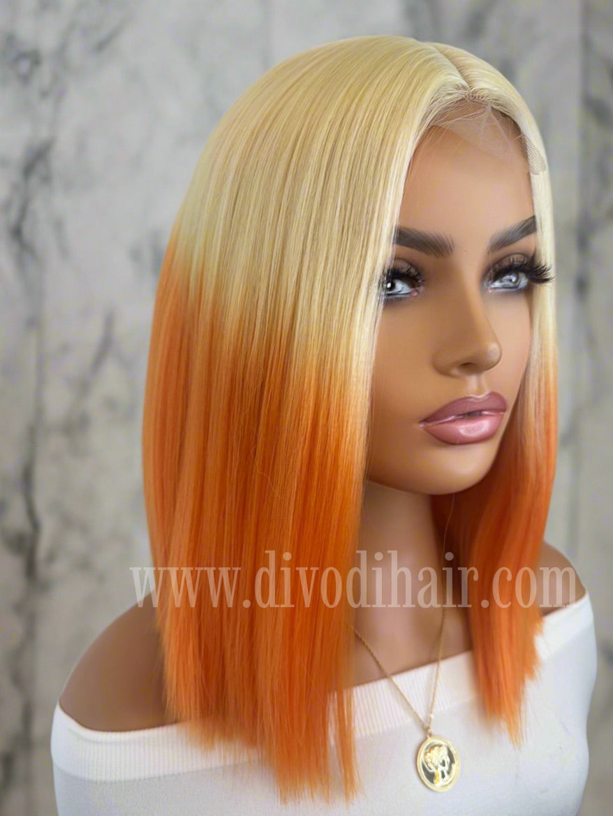 Clementine-Blonde/Orange-Small Lace Front Wig