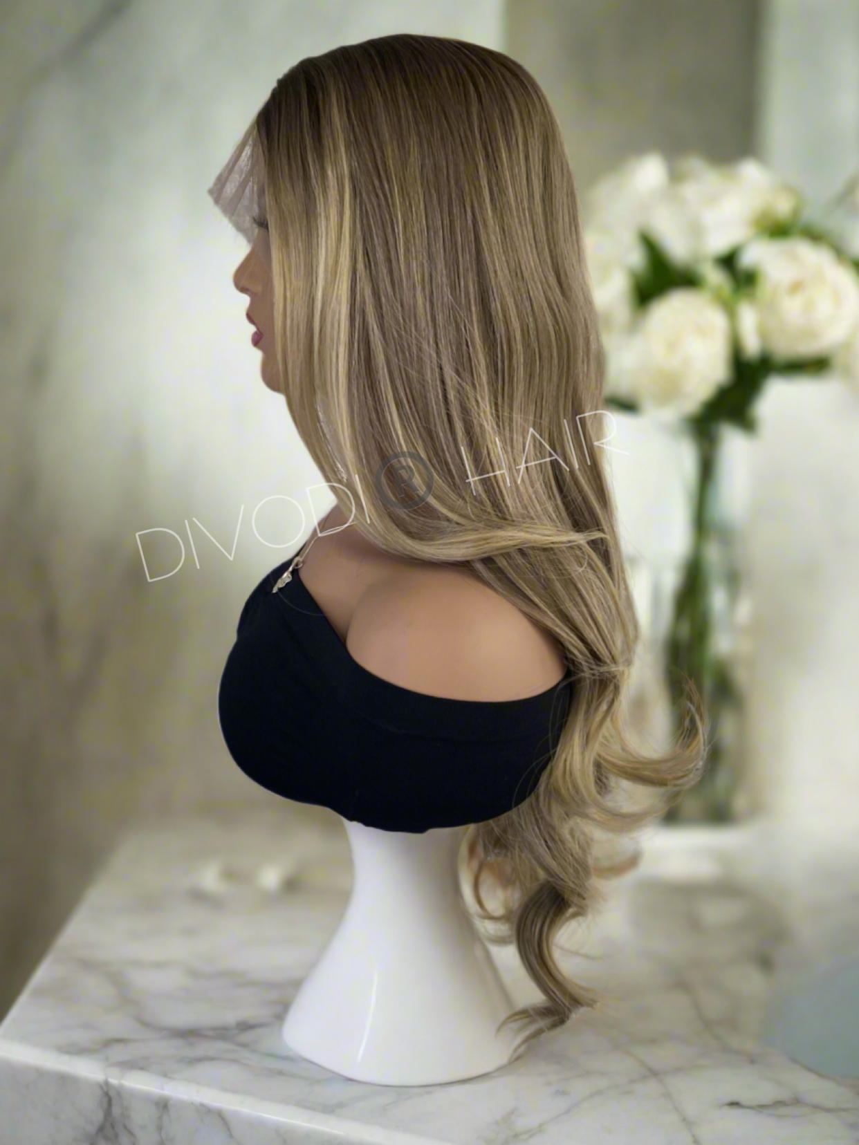 Belle-Dark Blonde-Futura Fiber-(13x3) Lace Front Wig