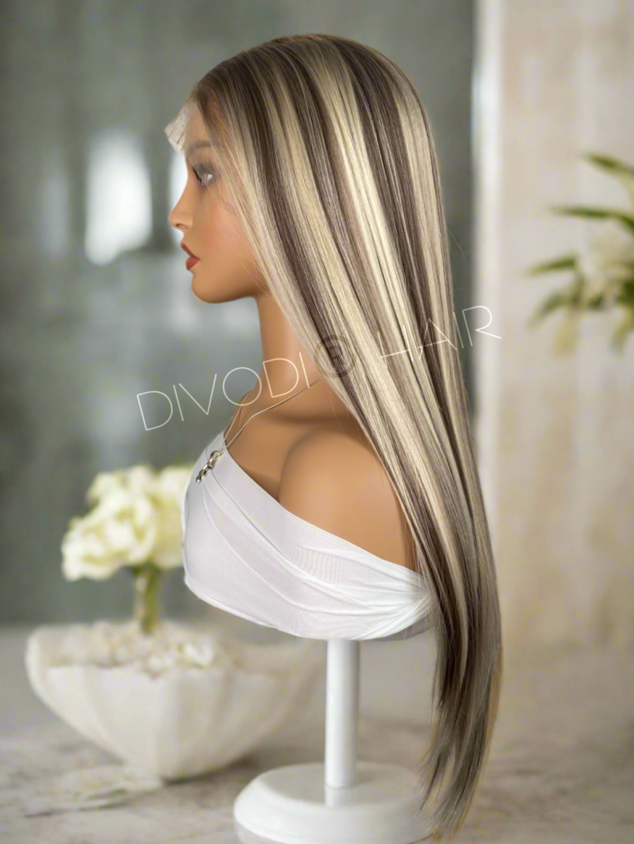 Taylor-Ombre Brown/Blonde (13x4) Lace Front Wig