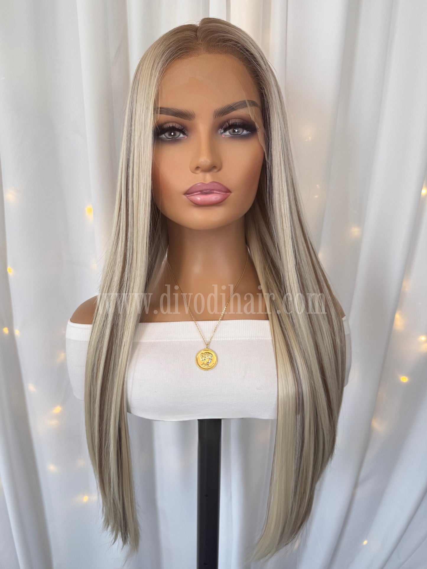Willow-Futura Fiber- (13"x 6") Lace Front Wig