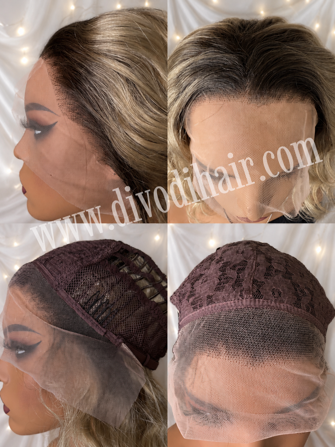 Ombre Wavy Blonde-DH329