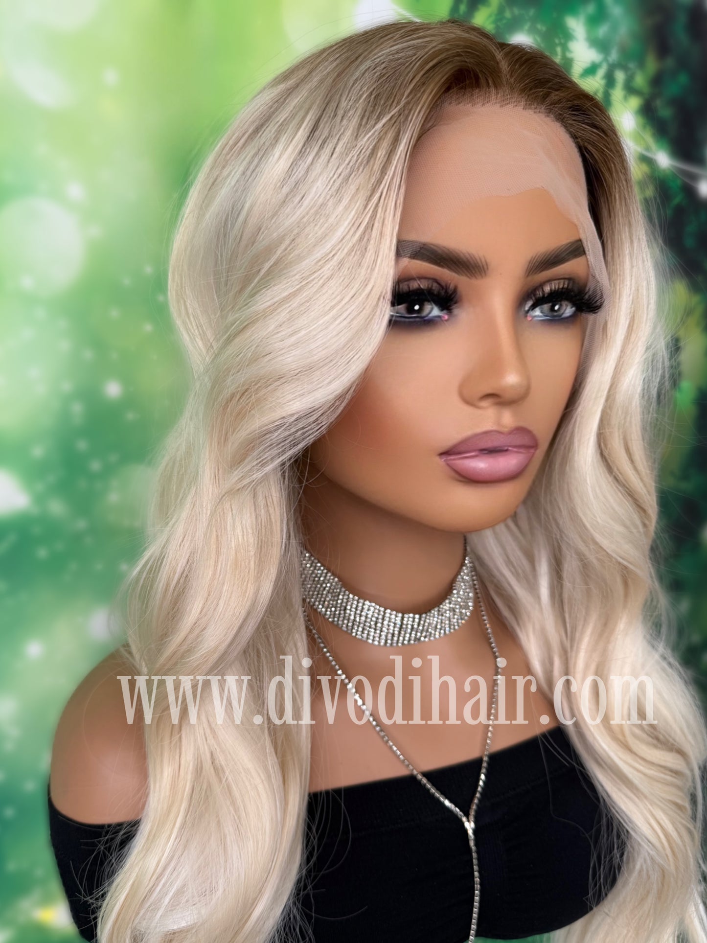 Ombre Blonde Long Wig-(13x3) Lace Front-DH316