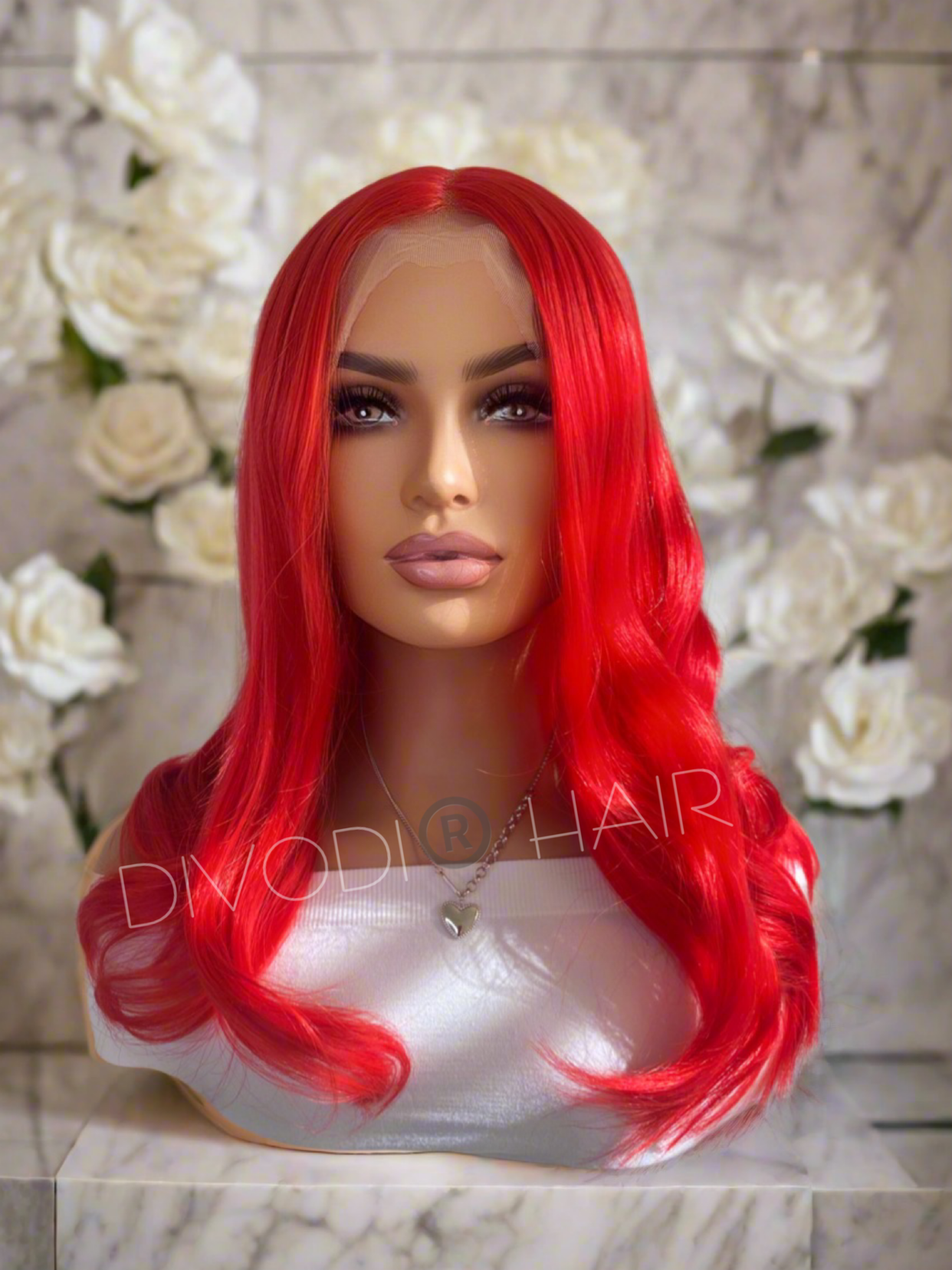 Sheila-Red T-Part Lace Front Wig