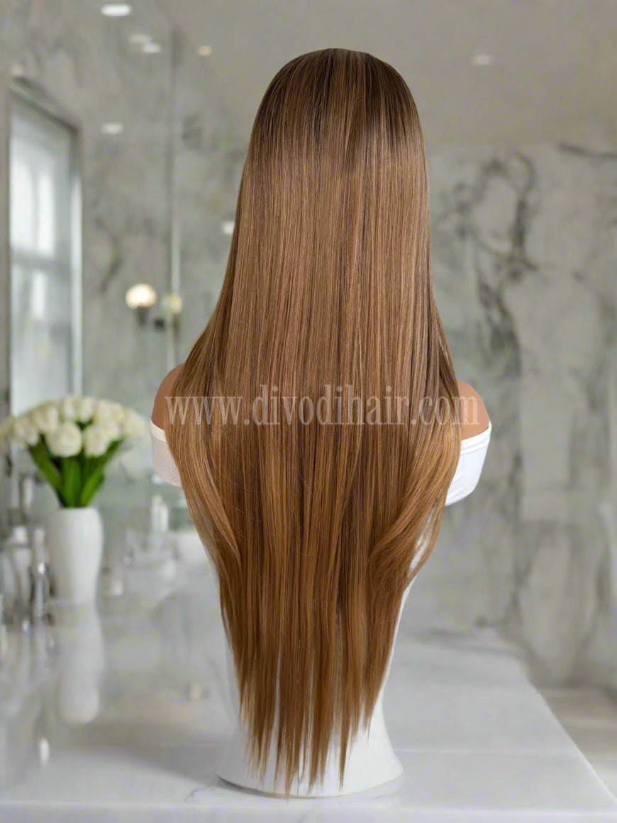 Artemis-Ombre Brown-(13"x 3") Lace Front Wig