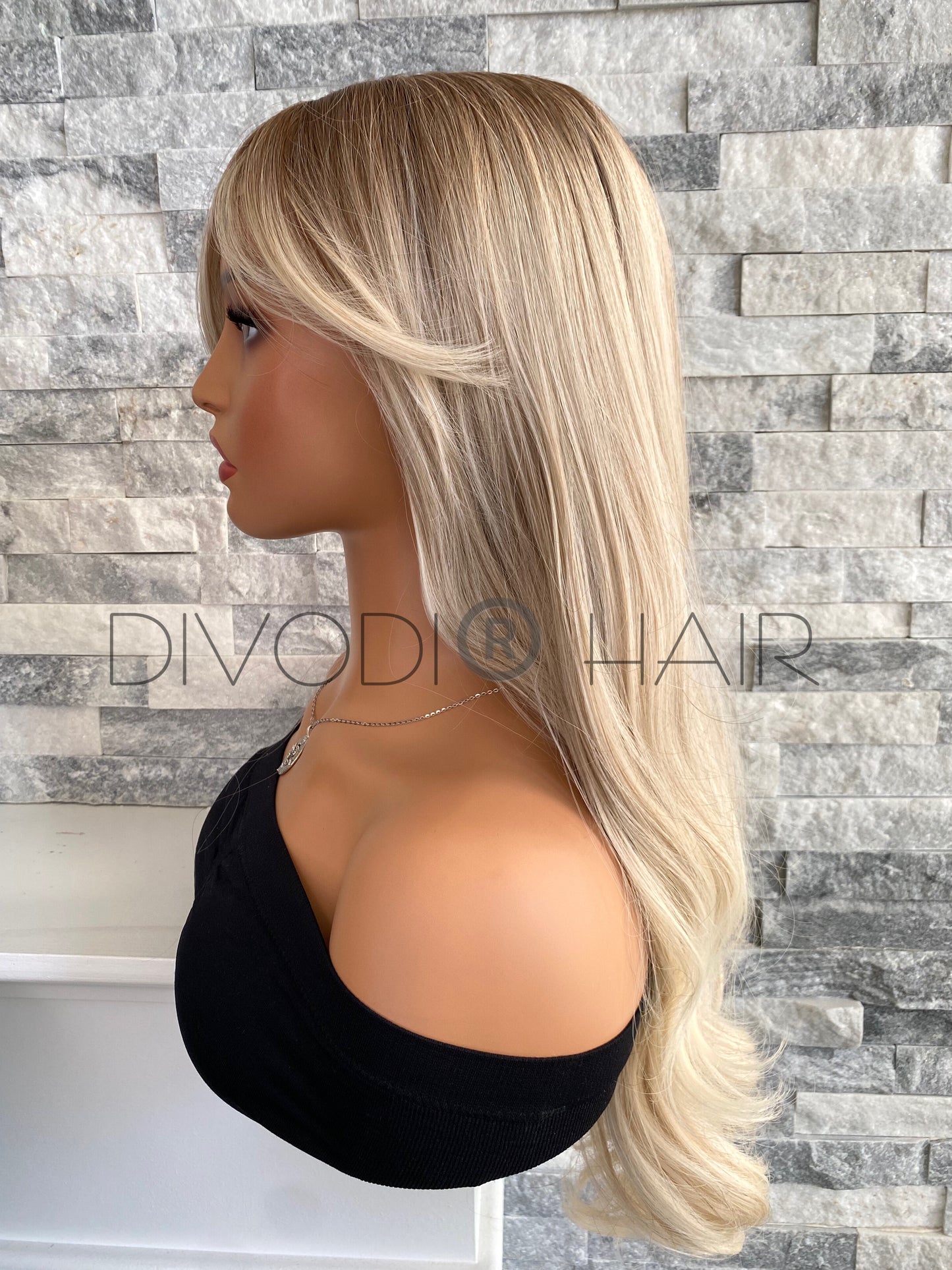 Stacey-Ombre Blonde Non-Lace Wig