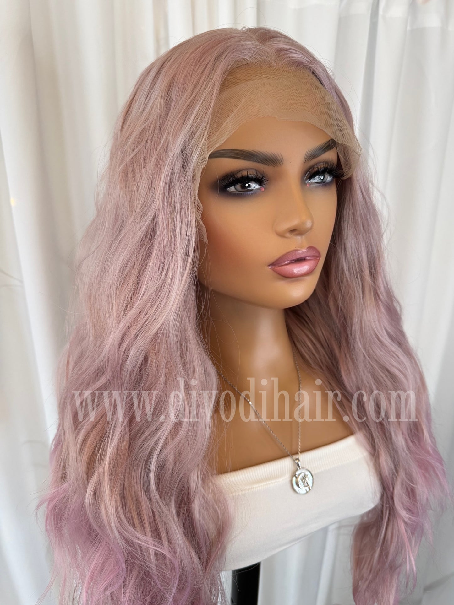 Alina-Messy Wave Curl-(13x4) Lace Front Wig