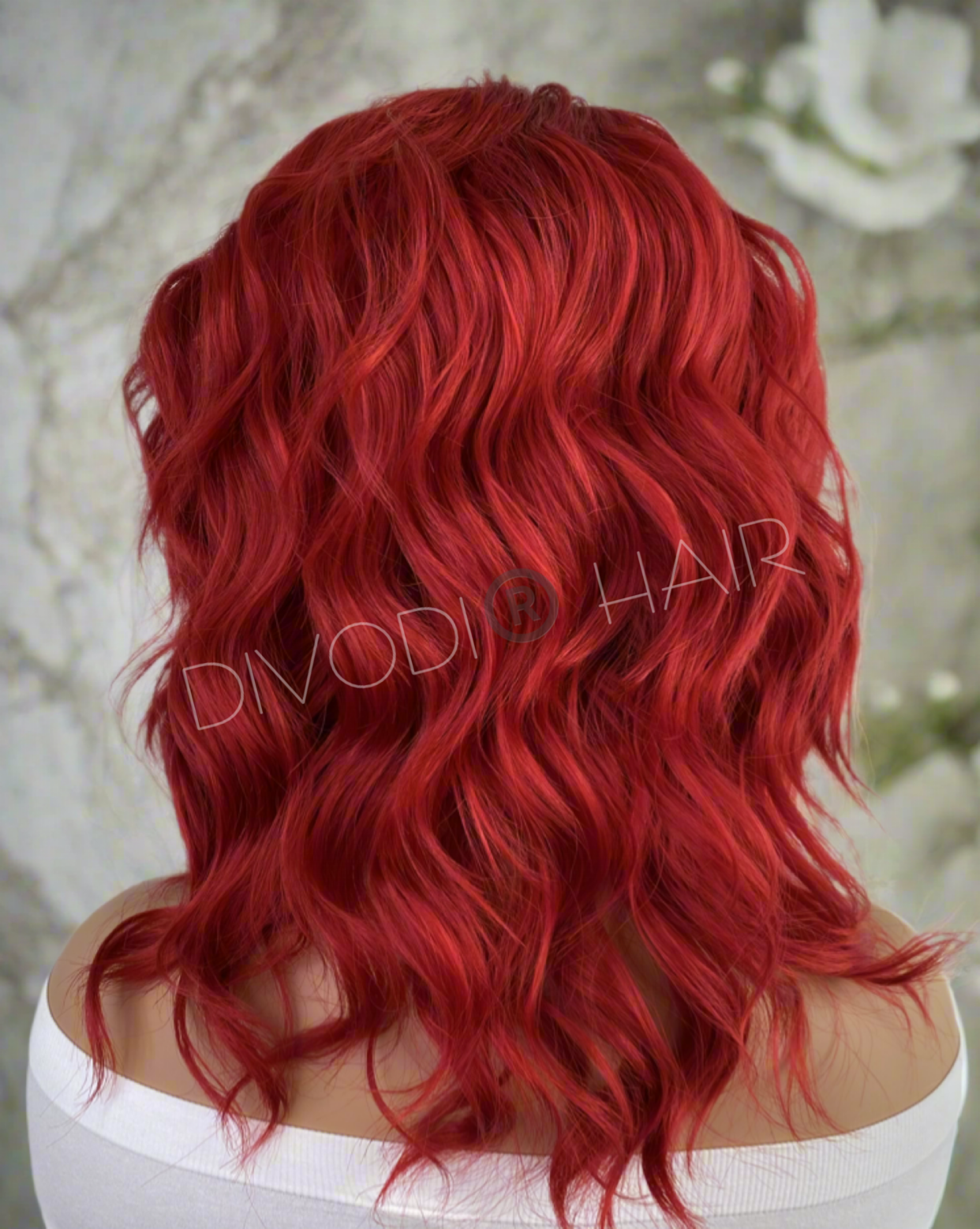 Fiona-Red Lace Front/Open Weft Back Wig