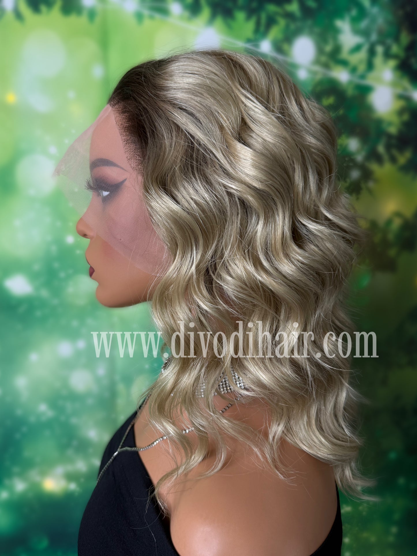 Ombre Wavy Blonde-DH329