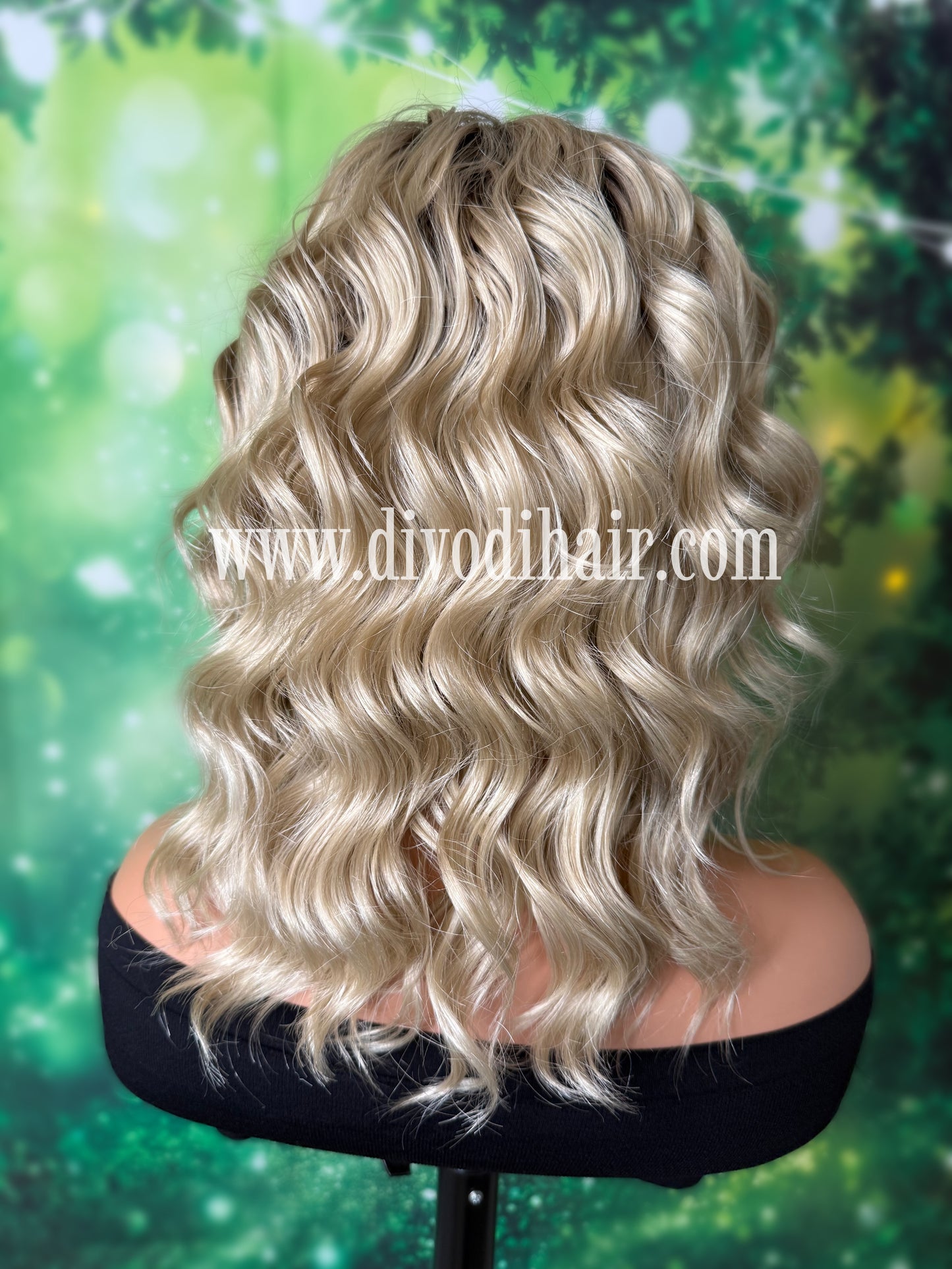 Ombre Wavy Blonde-DH329