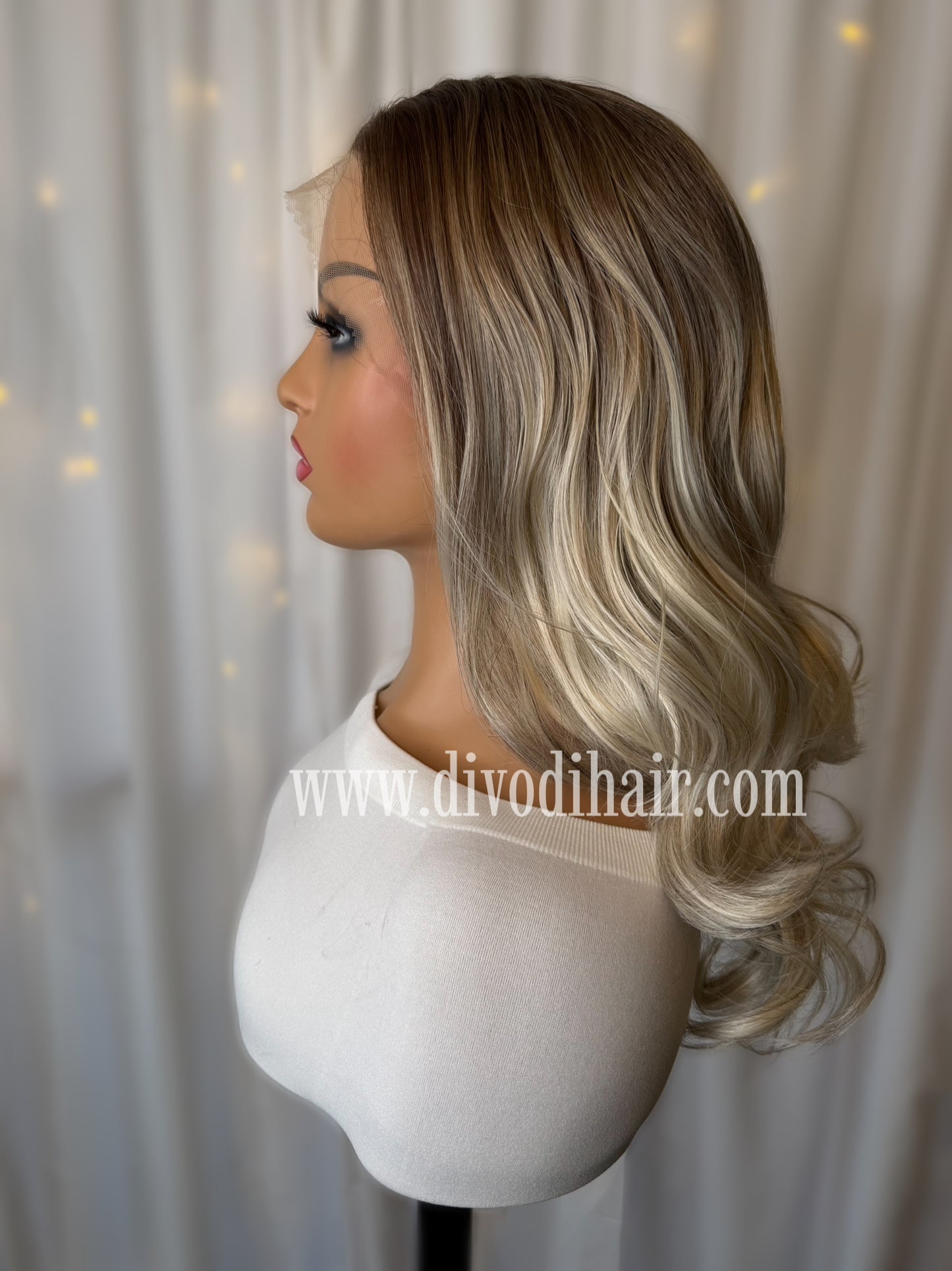 Rooted Ash Blonde Ombre/Balayage-DH302