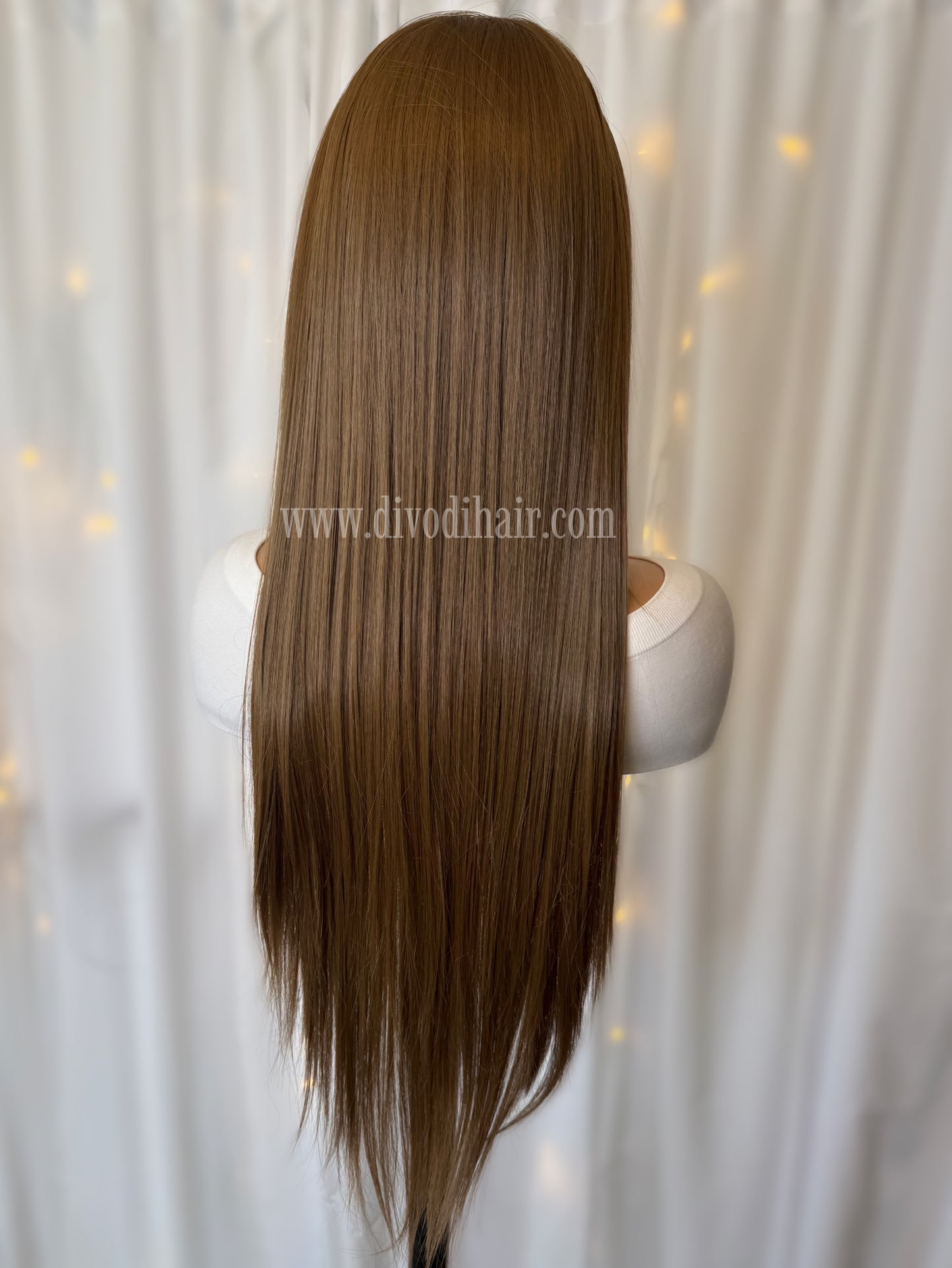 Brown-(13x6) Pre-cut Lace Front Wig-DH207