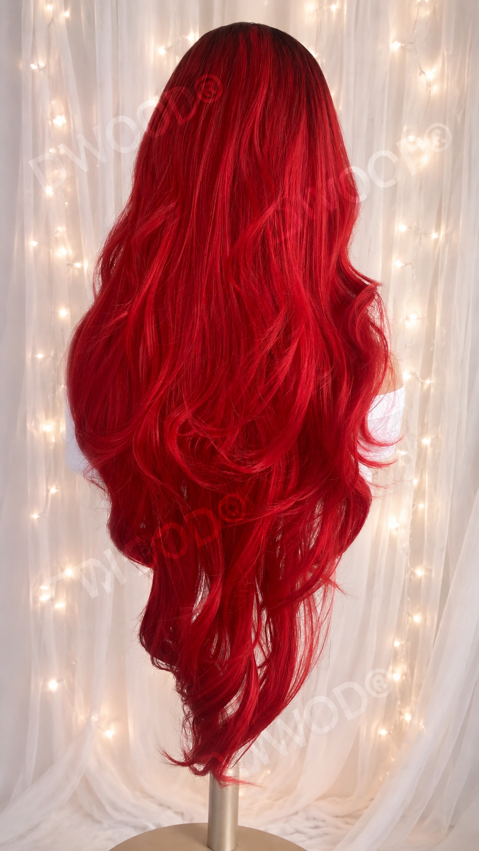Mable-Ombre Red Non-Lace Wig