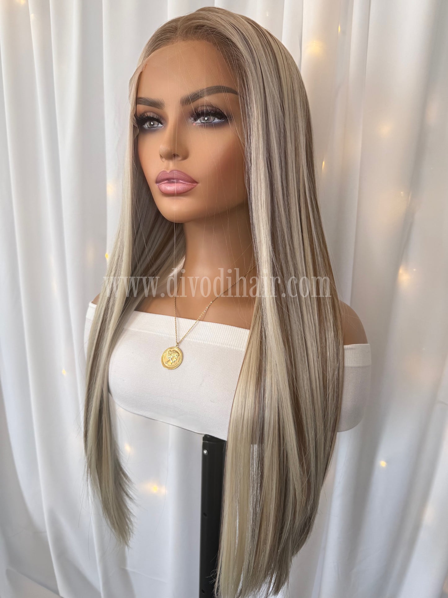 Willow-Futura Fiber- (13"x 6") Lace Front Wig