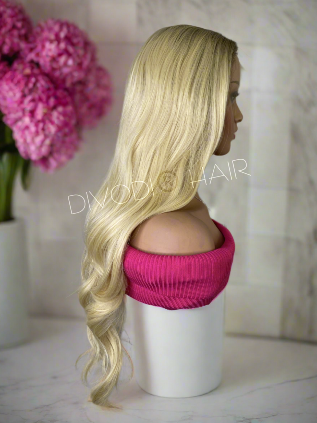 Gigi-Ombre Blonde Futura Fiber (13x3) Lace Front Wig