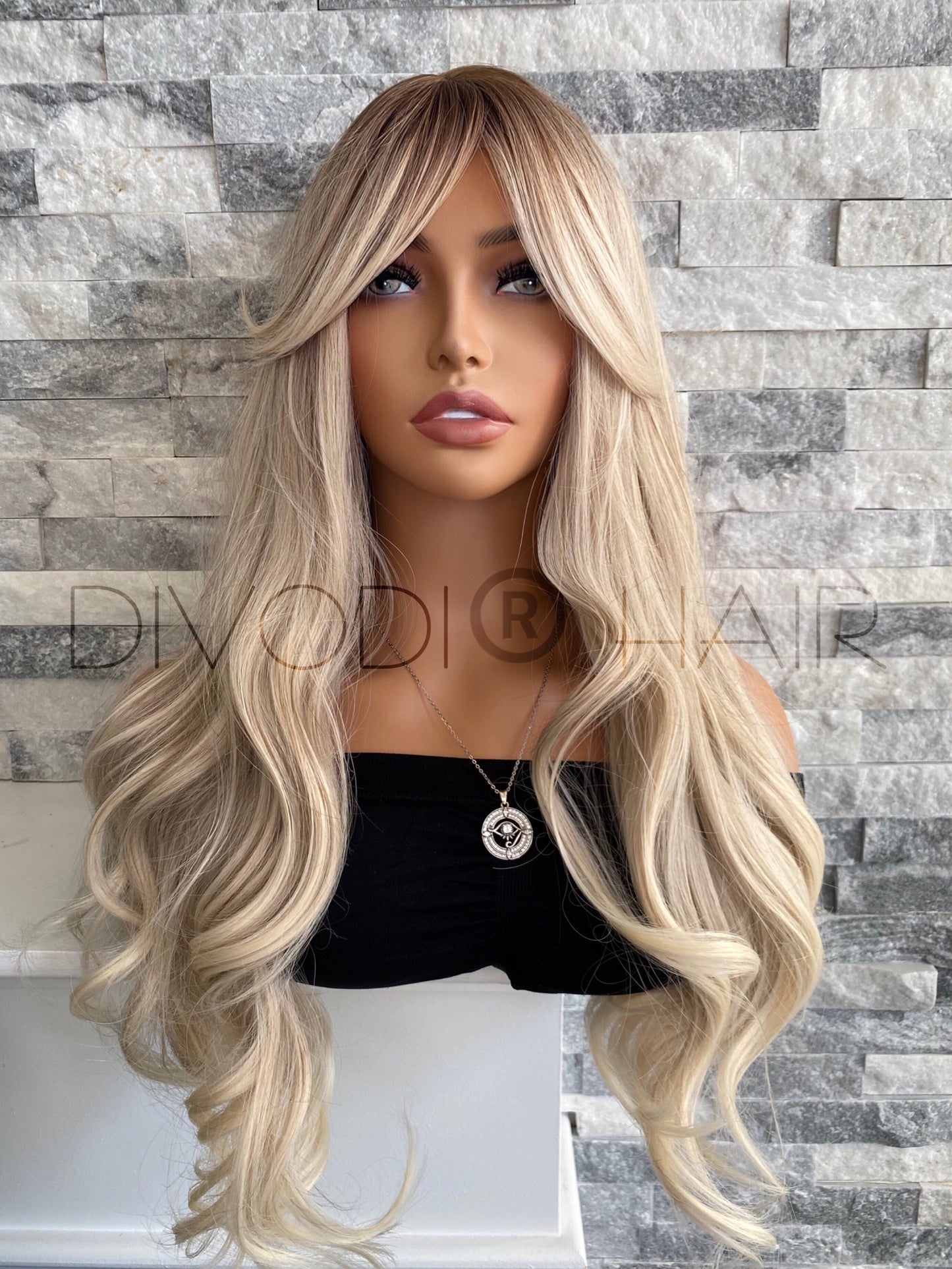 Stacey-Ombre Blonde Non-Lace Wig