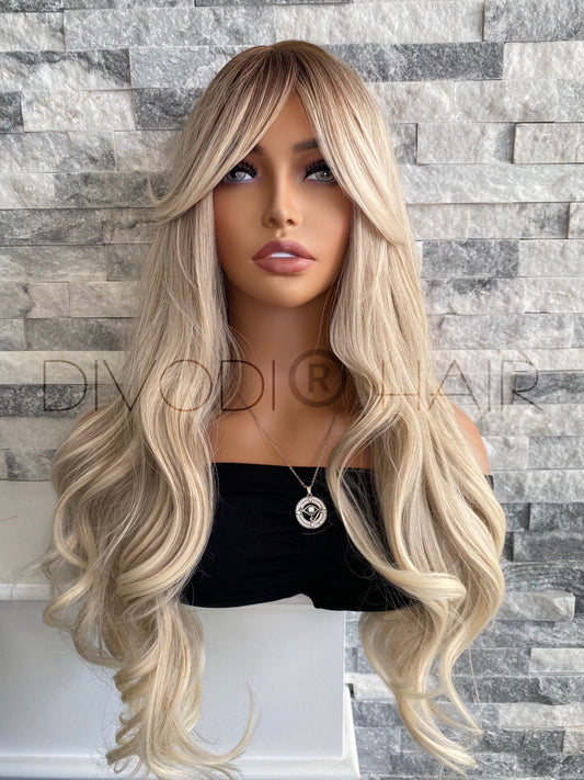 Stacey-Ombre Blonde Non-Lace Wig