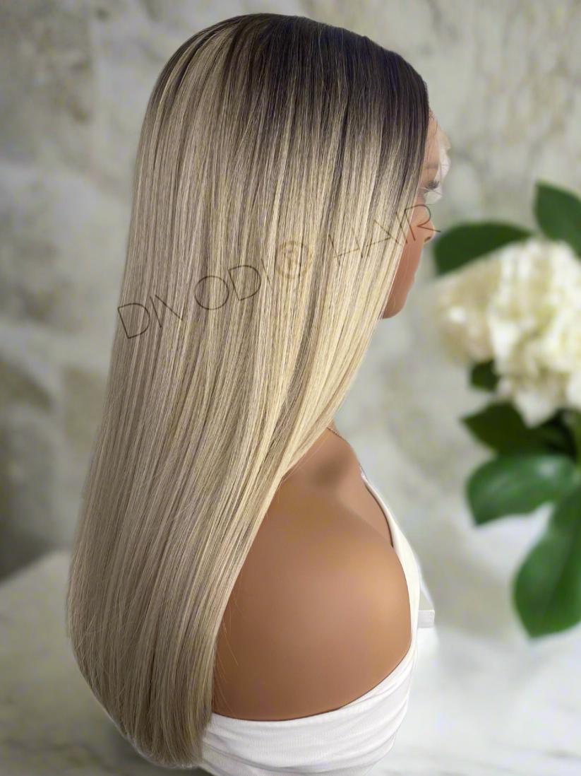 Selena-Ombre Blonde Futura Fiber (13x3) Lace Front Wig