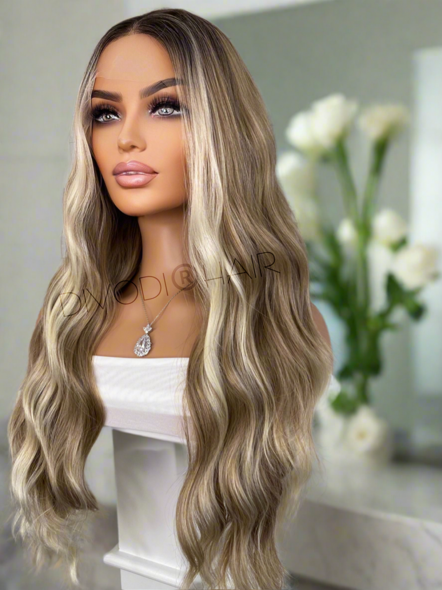 Natalia-Brown/Blonde Balayage-(13x3) Lace Front Wig