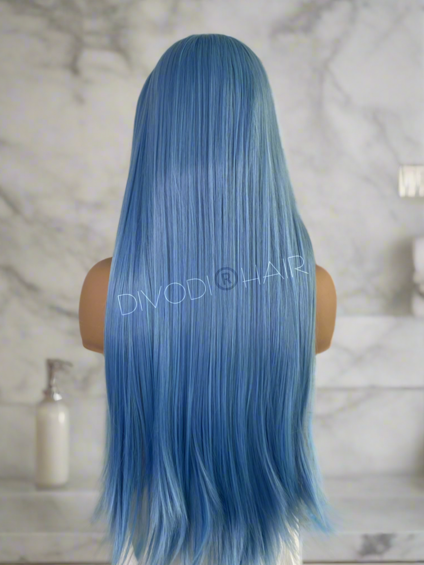 Blue-(13x3) Lace Front Wig