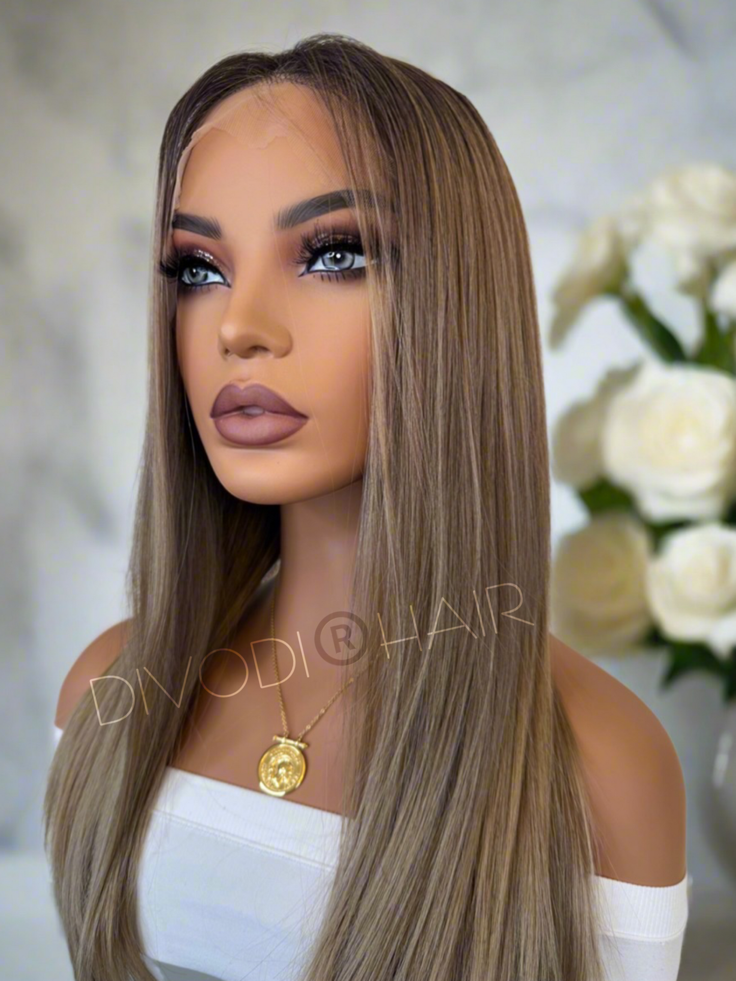 Jacqueline-Futura Fiber-(13"x6")-Lace Front Wig