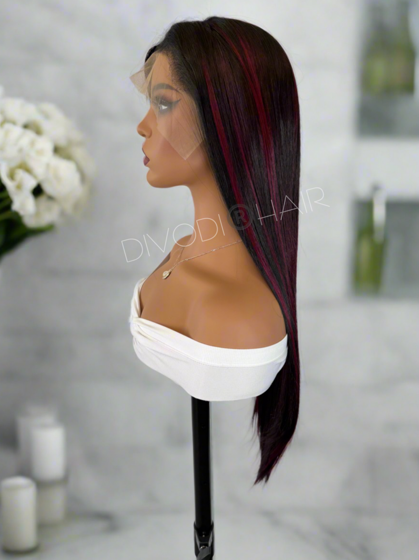 Eden-Futura Fiber-(13"x6")-Lace Front Wig