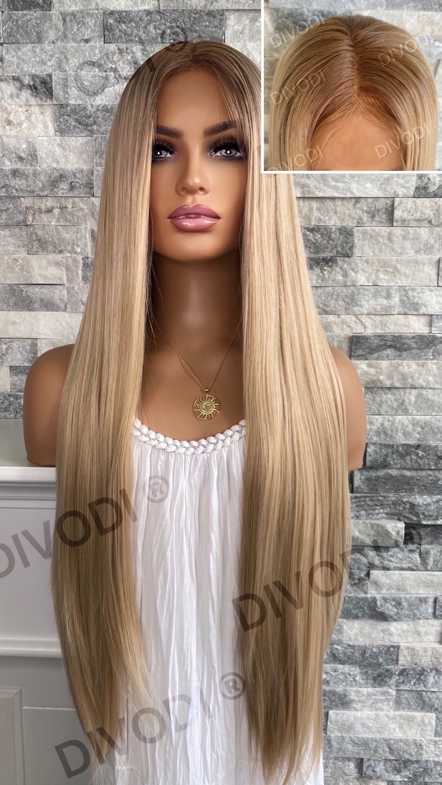 Kate-Ombre Blonde Futura Fiber (13x3) Lace Front Wig