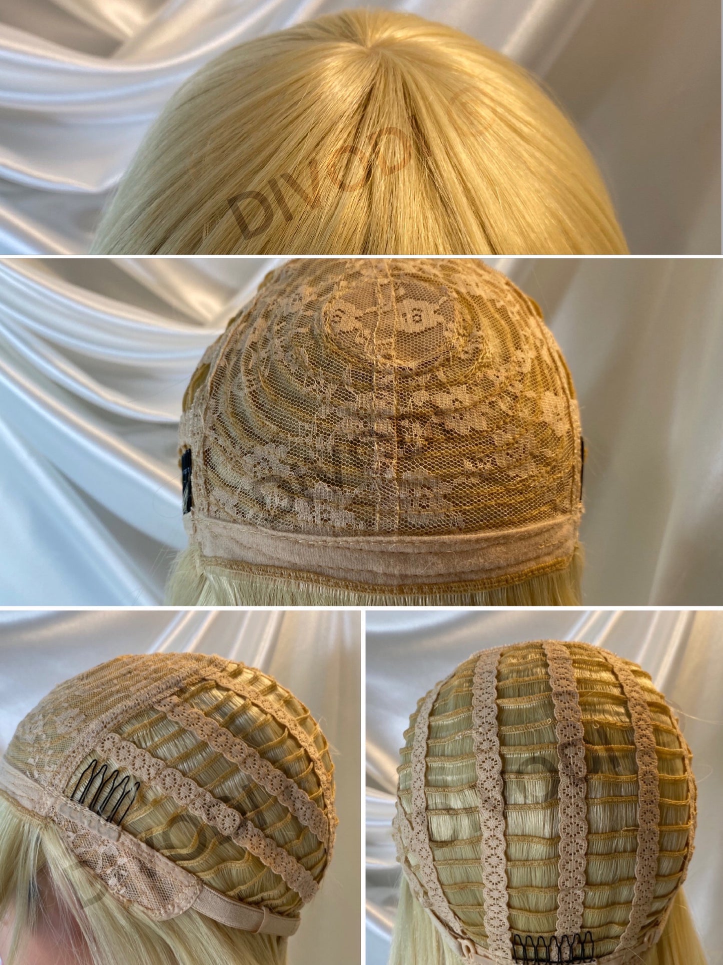 Blonde-with Bangs-Non-Lace Wig