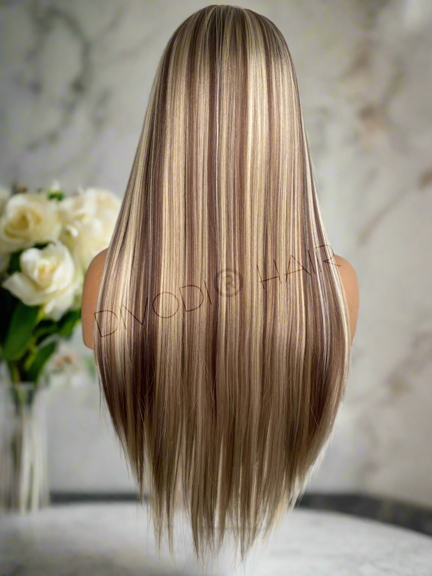 Taylor-Ombre Brown/Blonde (13x4) Lace Front Wig