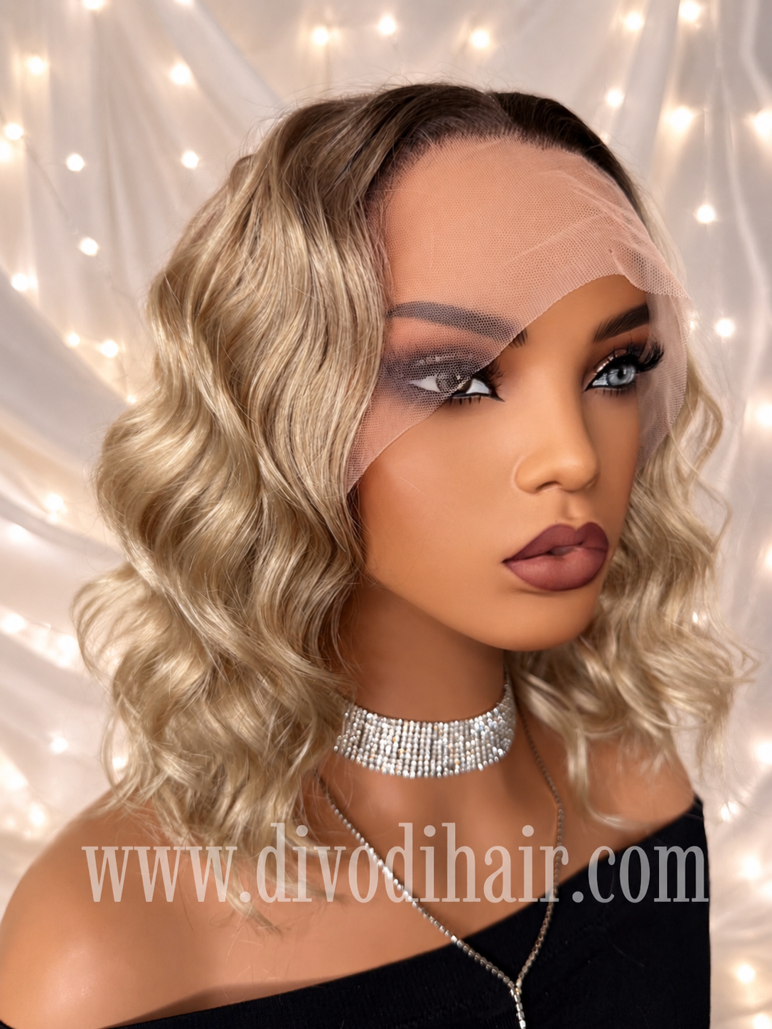 Ombre Wavy Blonde-DH329