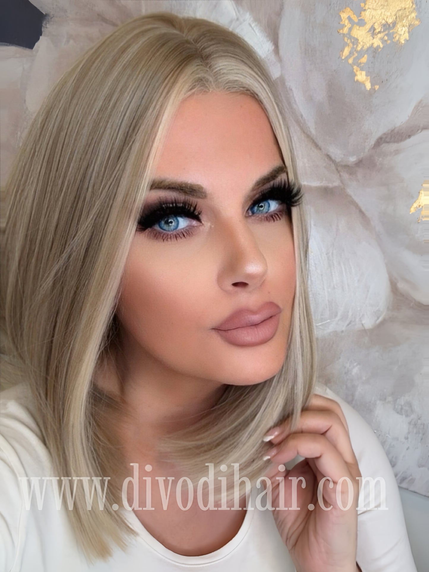 Aria-Dark Blonde/Highlights-Small Lace Front Wig