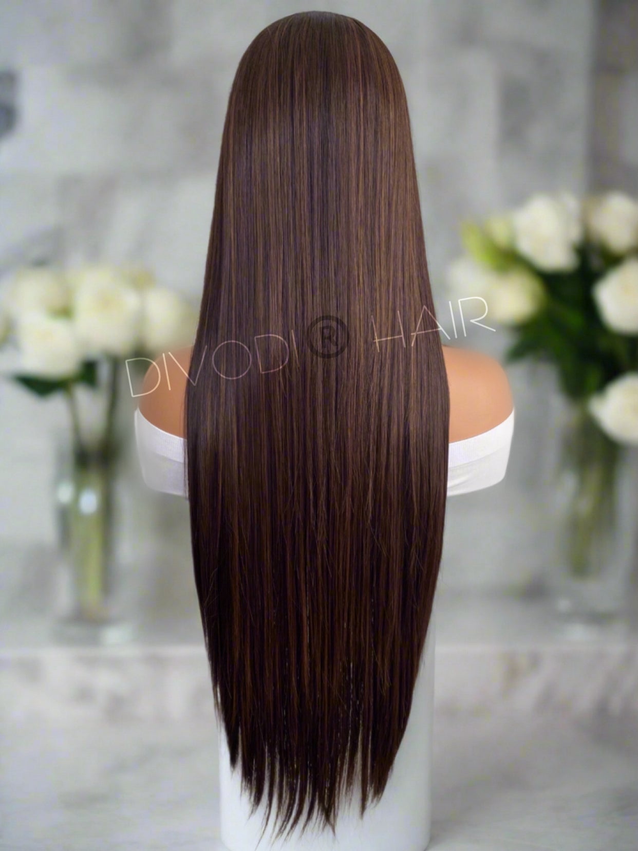 Hazel-Brown/Highlights Futura Fiber (13x3) Lace Front Wig