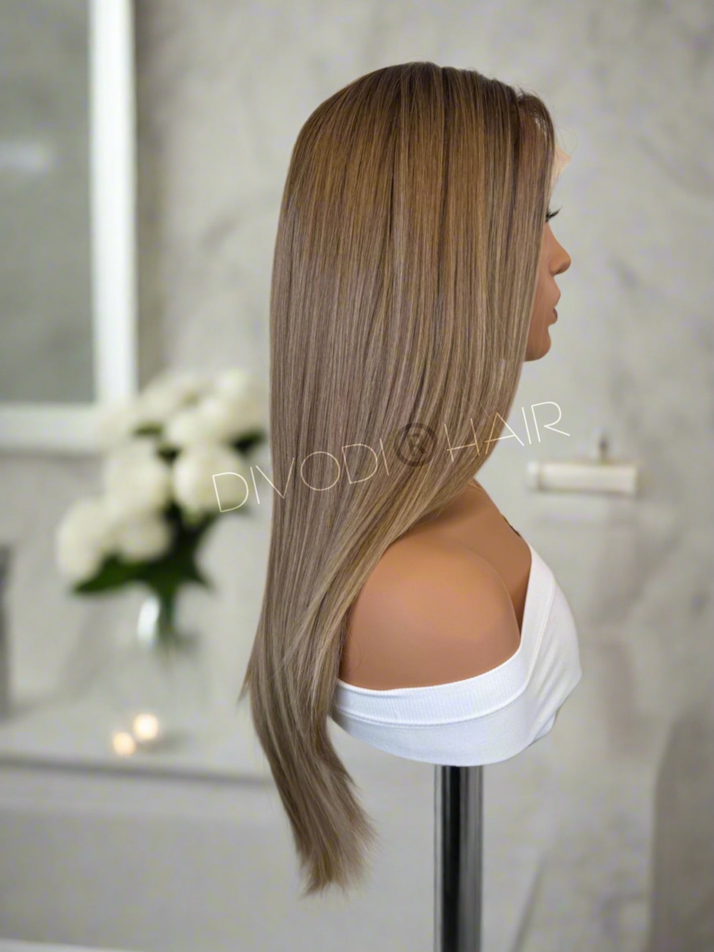 Jacqueline-Futura Fiber-(13"x6")-Lace Front Wig