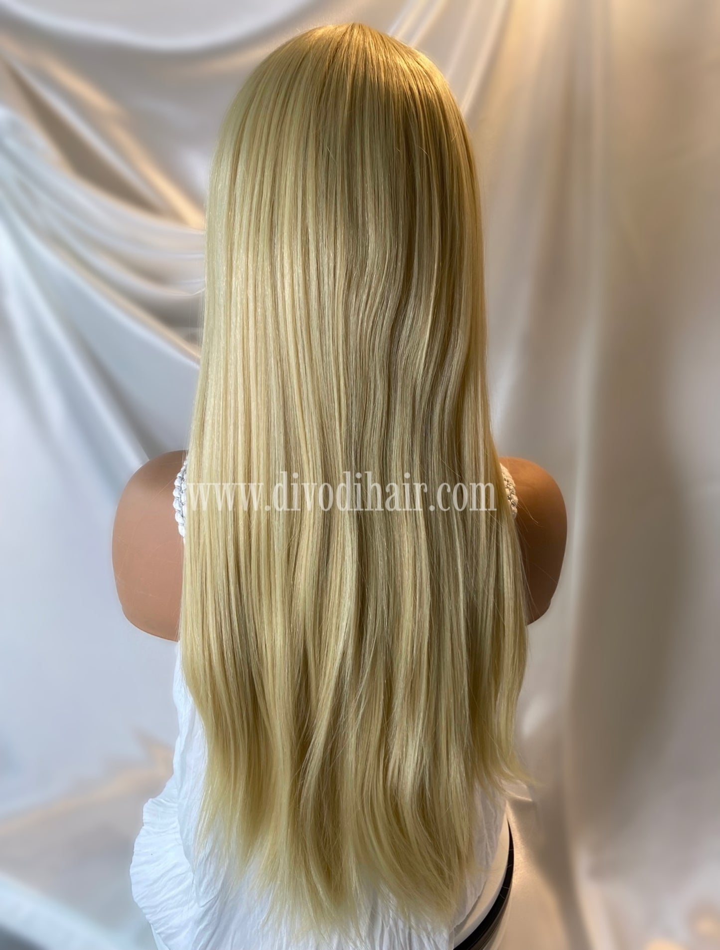 Costume Blonde Wig with Bangs-DH042