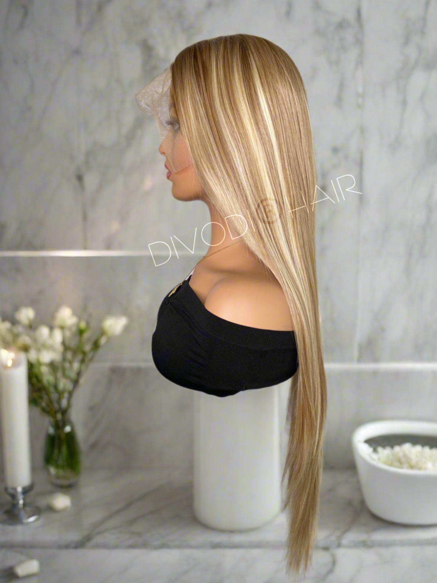 Victoria-Futura Fiber-(13x6") Lace Front Wig