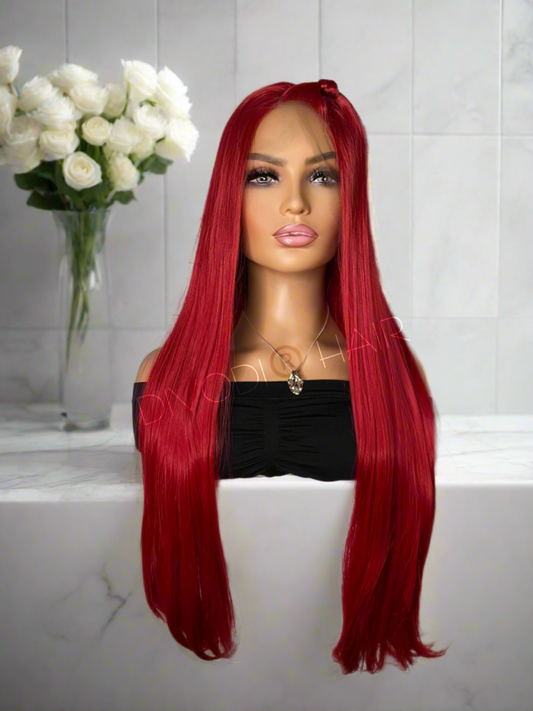 Red-(13x3) Lace Front Wig
