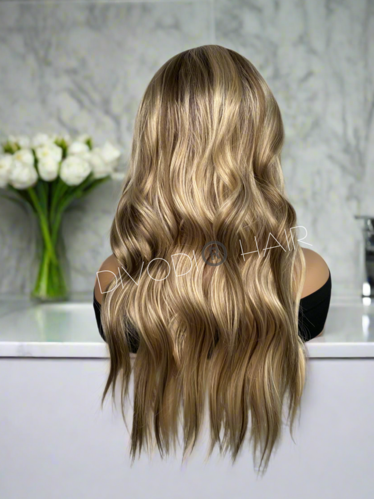 Farrah-Dirty Blonde Futura Fiber (13x4) Lace Front Wig